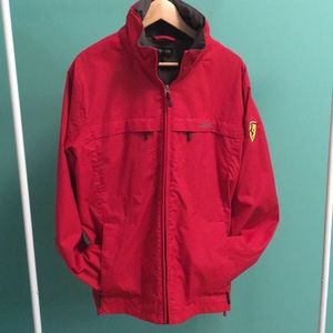 Official Ferrari XL mesh lined rain jacket